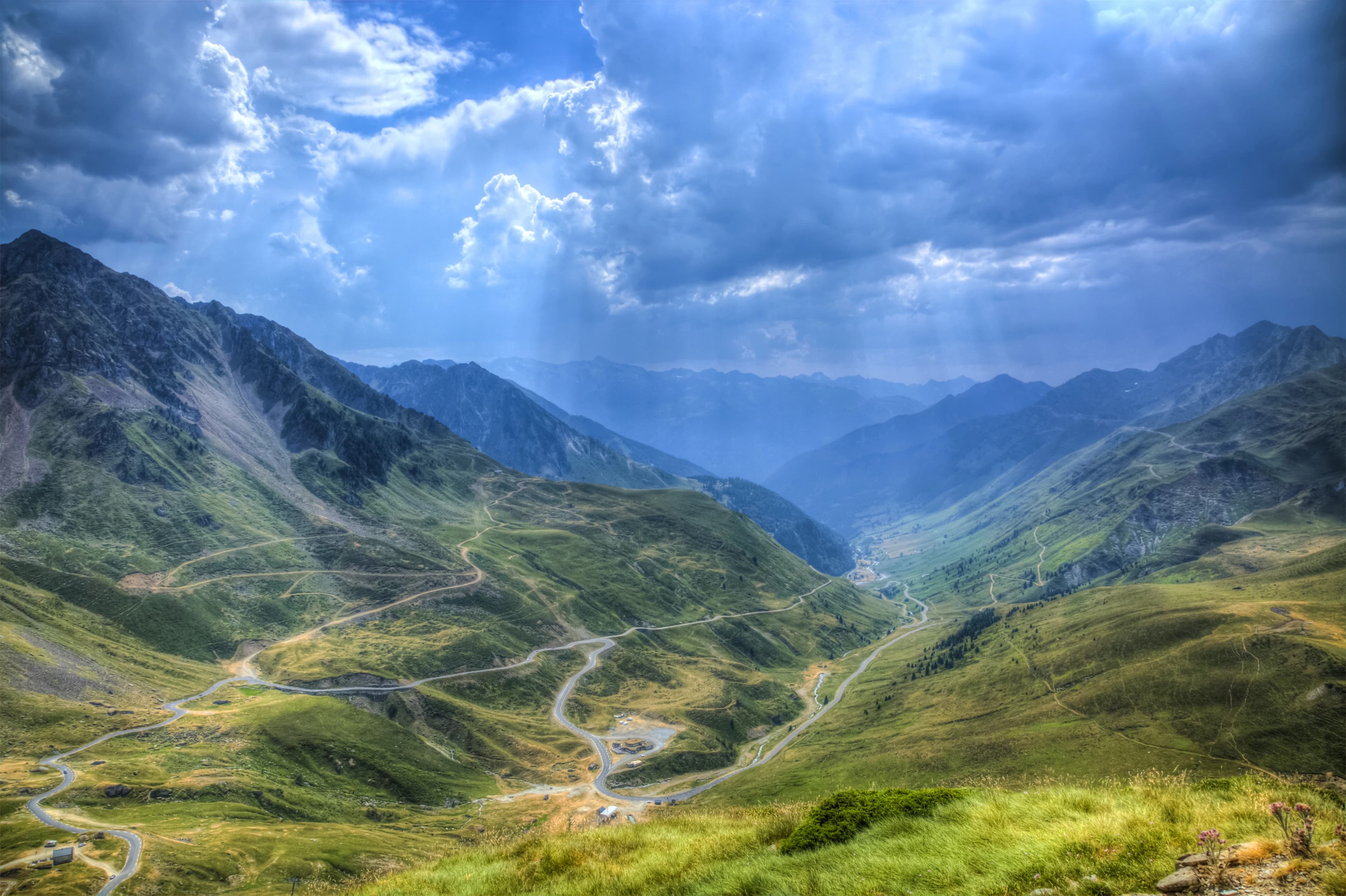 Road in Pyrenees Mountains, Spain